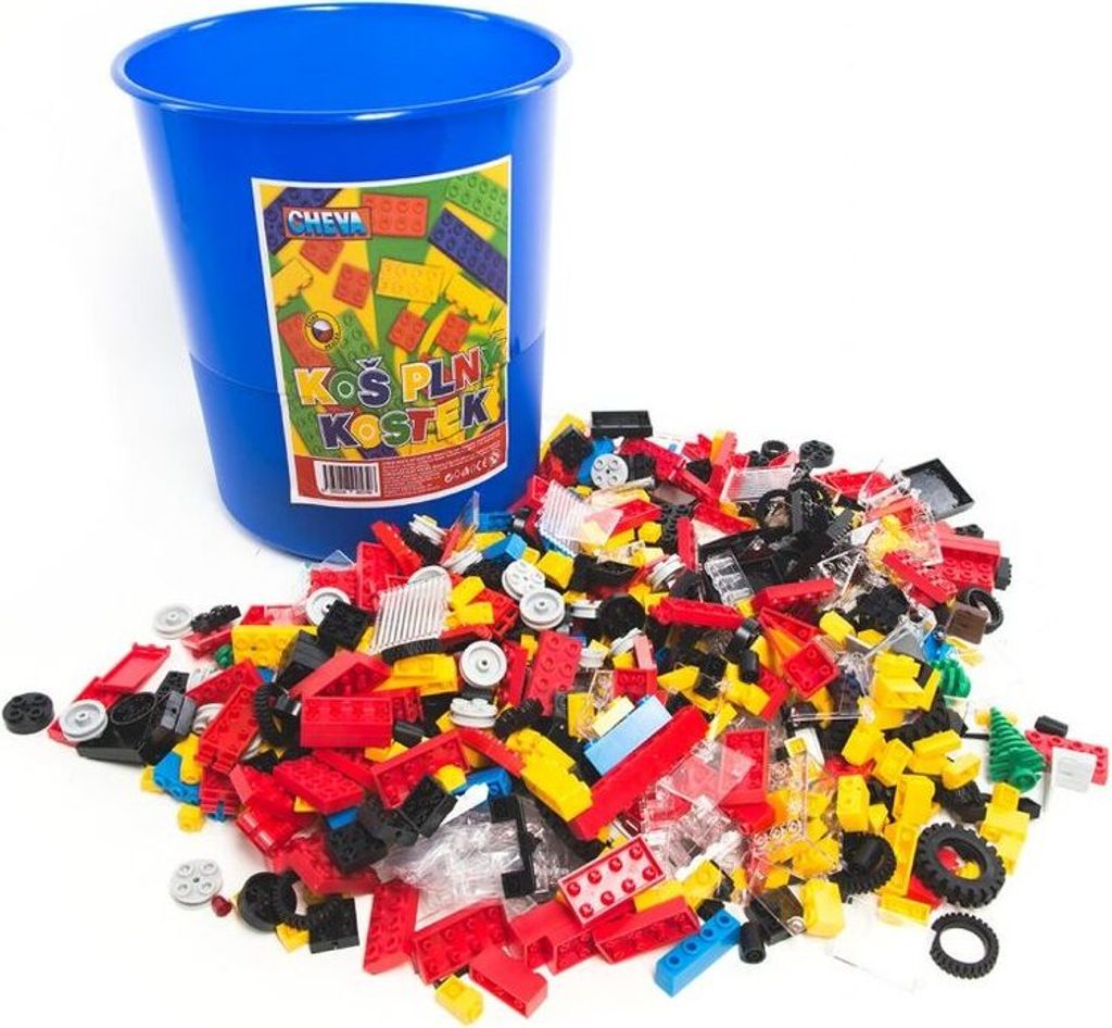 Stavebnice Cheva Basket Full Dice plastic 2 kg v plastovej Obrázok produktu 9