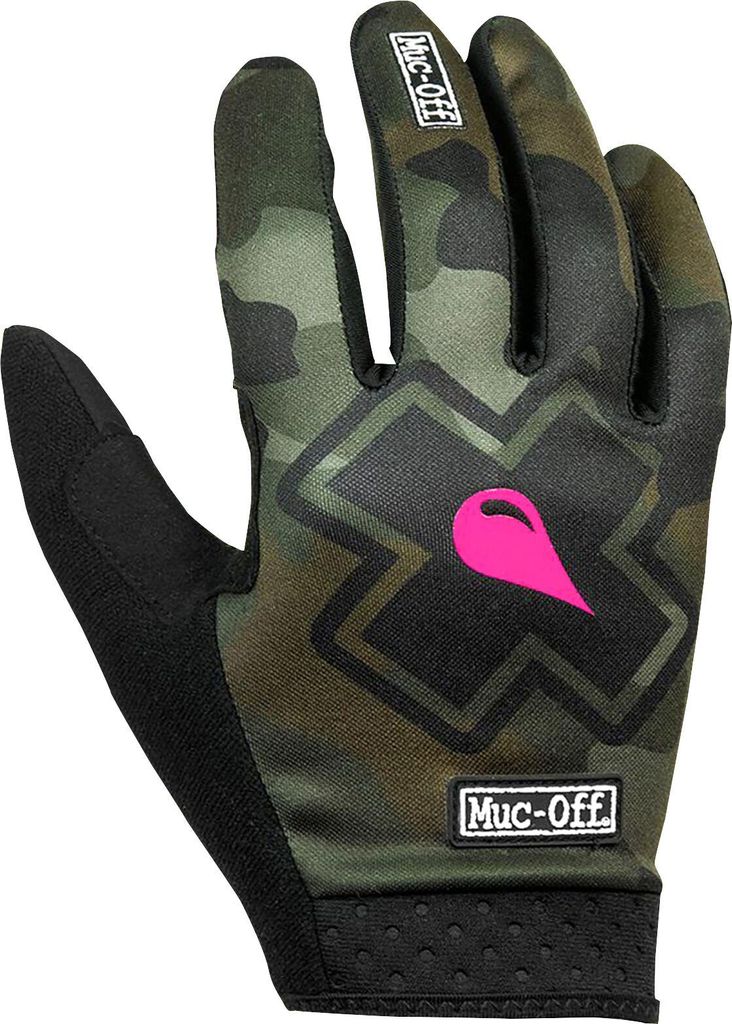Muc Off Unisex Fahrrad Handschuhe , Camo - Grün, M