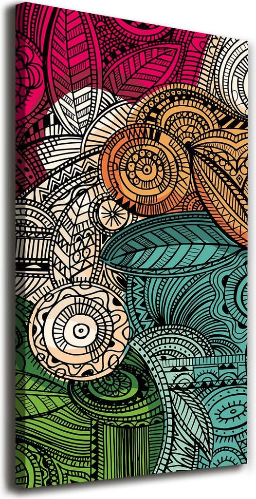 Tulup Leinwandbild - 70x140cm - Wandkunst - Drucke auf Leinwand - Leinwanddruck - Wohnzimmer Wanddekoration XXL - Wohnung Deko Kunstdrucke - Kuns...