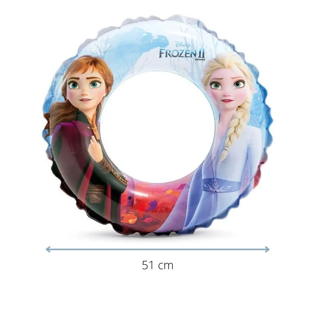 Disney Frozen Kinder Schwimmring 51cm Schwimmreifen Schwimmhilfe Badering INTEX 
