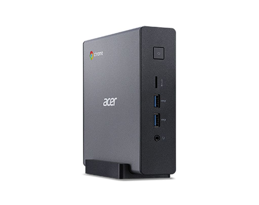 Acer Chromebox CXI4 - Mini-PC - 1 x Core i3 10110U / 2.1 GHz - RAM 8 GB - Flash - eMMC 64 GB - UHD Graphics - 1GbE - WLAN: Bluetooth 5.0, 802.11a/b...