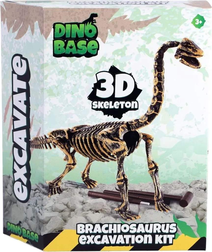 Kit d'excavation Dino Brachiosaurus 3D pour petit paléontologue en herbe