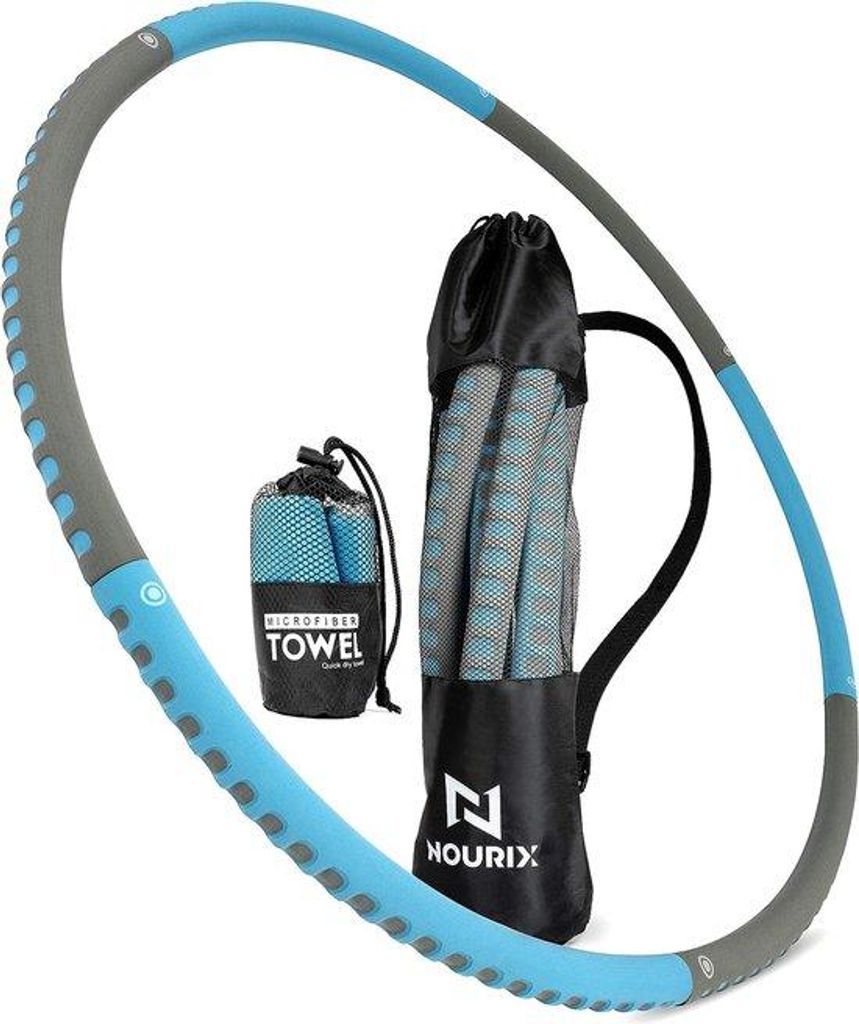 Hula Hoop für Erwachsene, Edelstahl, 1,2 kg,