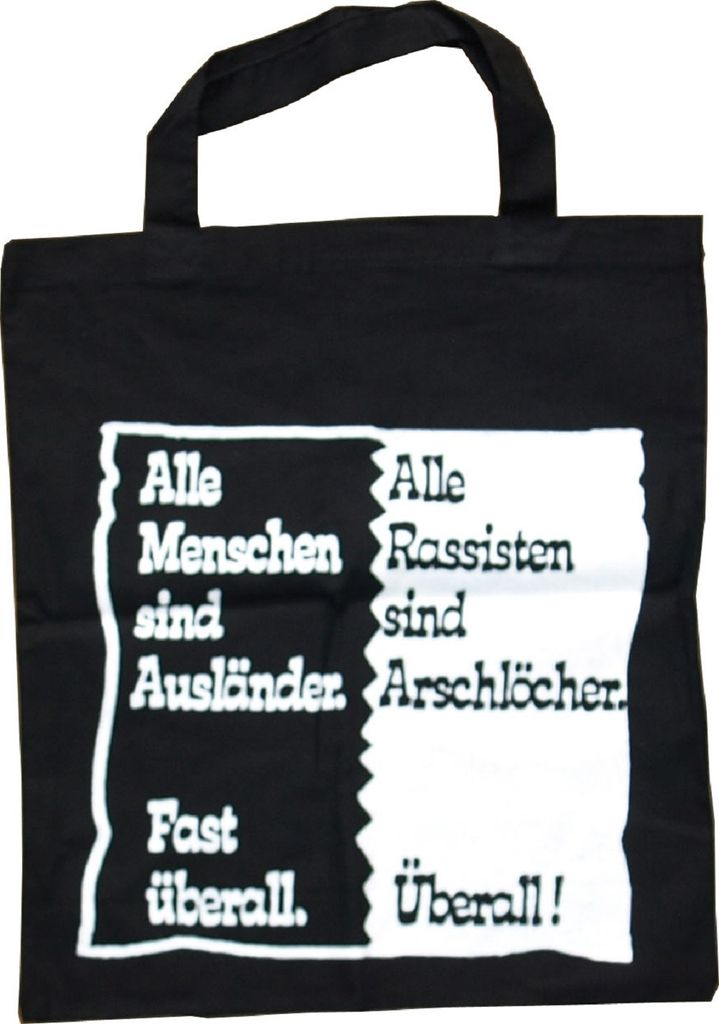Alle Menschen sind Ausländer - Stofftasche