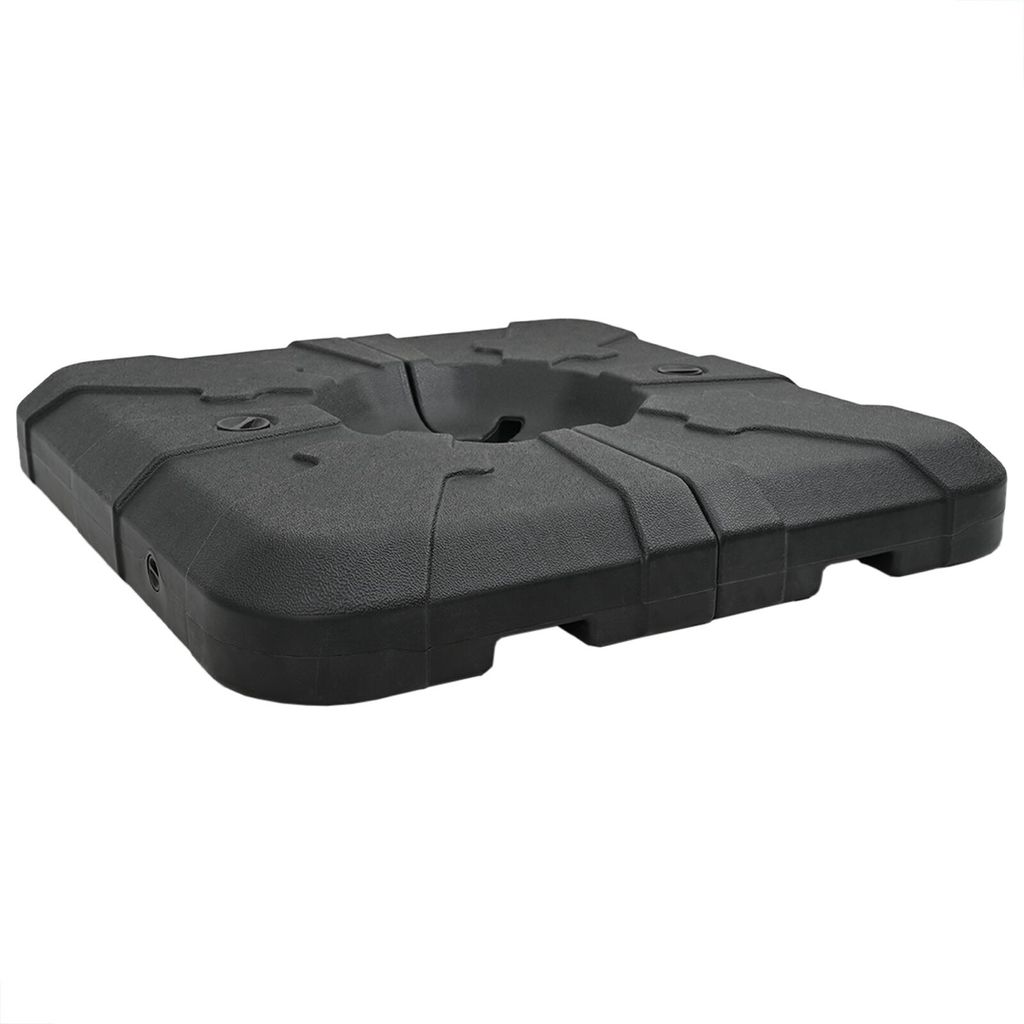 Möbel 2-teiliges Sonnenschirmständer-Set: 110 kg Sand oder 70 kg Wasser - Sonnenschirmständer 42006933