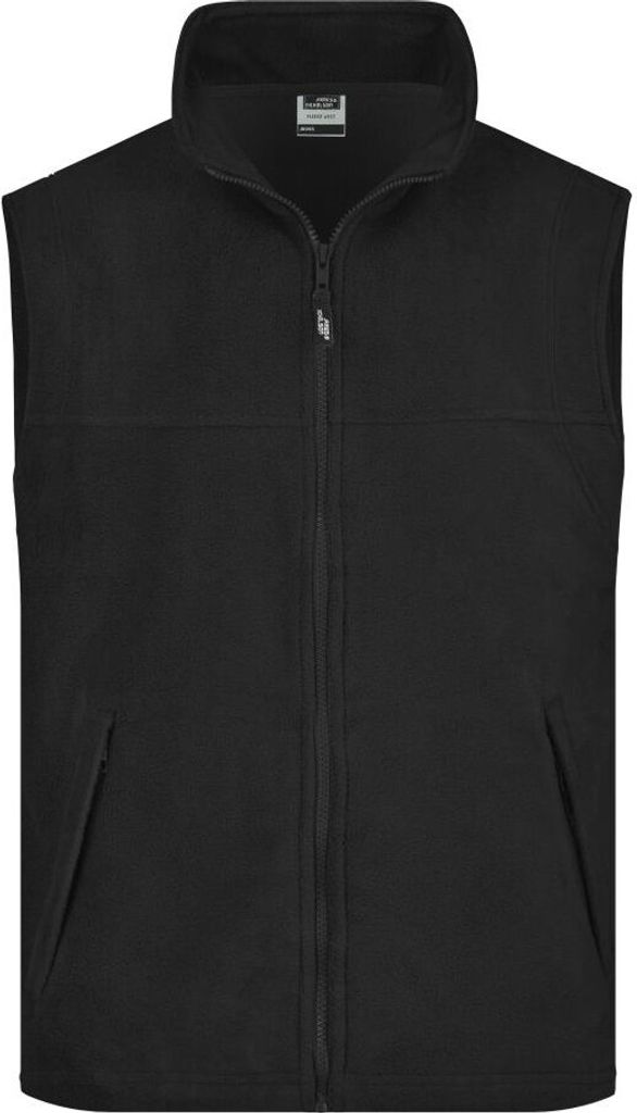 Wärmende Weste in schwerer Fleece-Qualität black, Gr. XXL