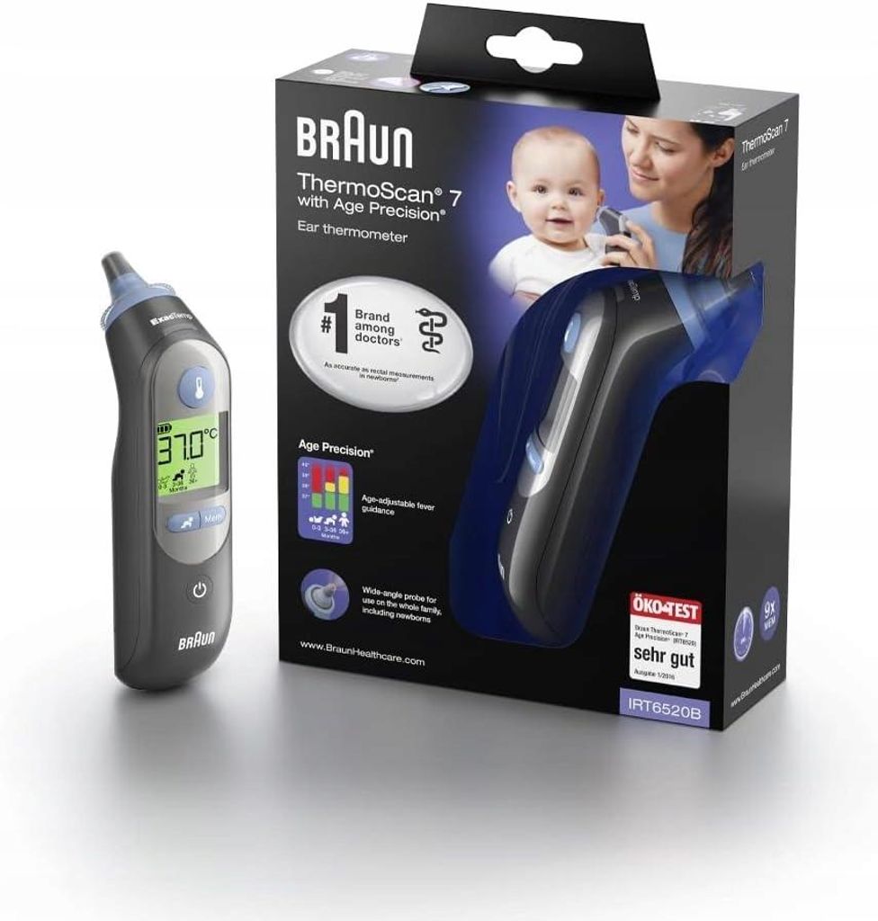 Braun Termometro ThermoScan 7 IRT6520B Immagine del prodotto 