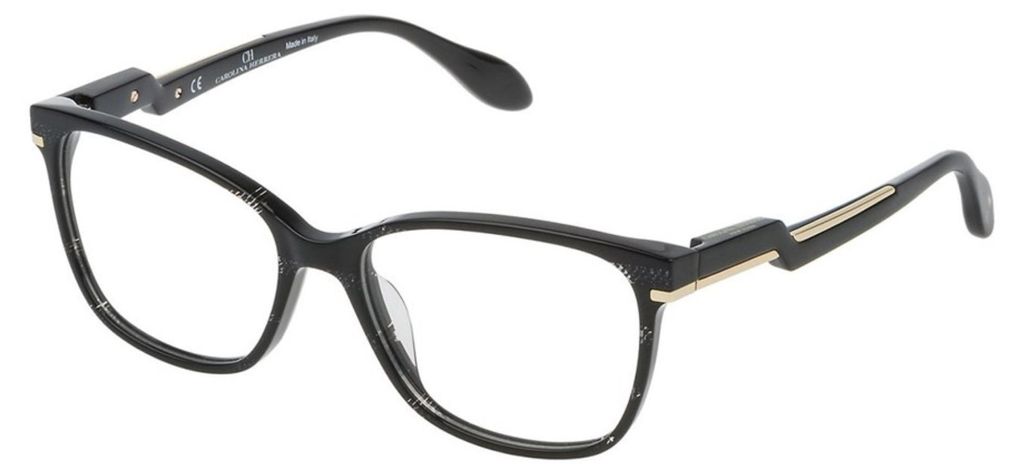 Carolina Herrera Eyeglass Frame Ny Women VHN592M-5309NW Black 53/16/135