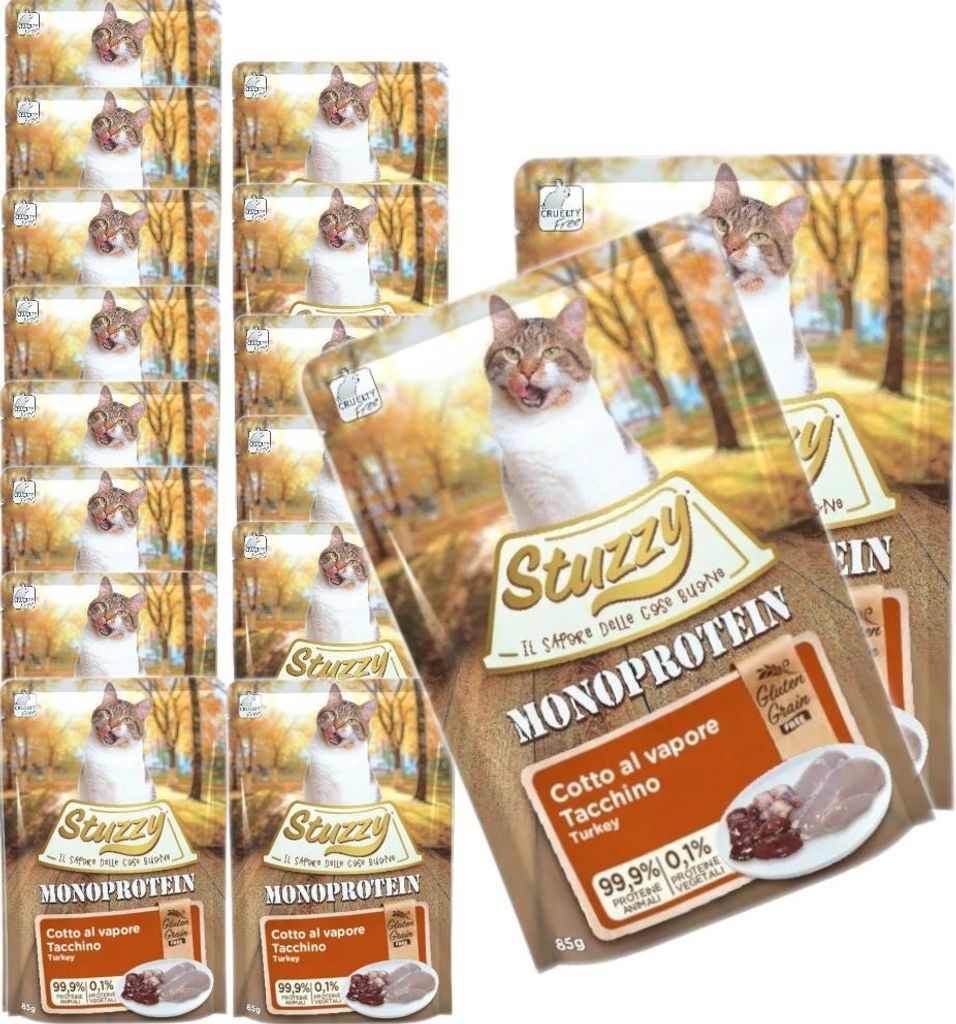 STUZZY Monoprotein Truthahn - Nassfutter für Katzen - 85g Produktbild 