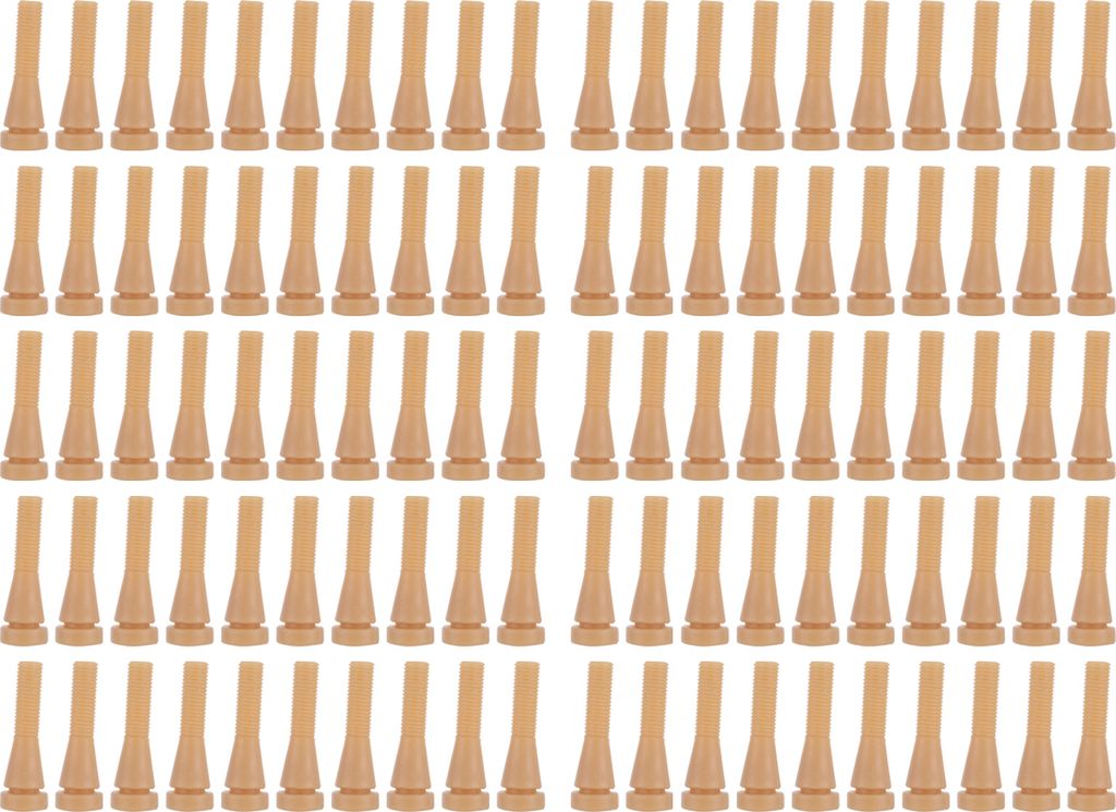 100PCS Geflügel Zupfer Maschine Picker Gummi Haar Entfernung Stick Ersatz für Enten Huhn GänseGelblich Rosa