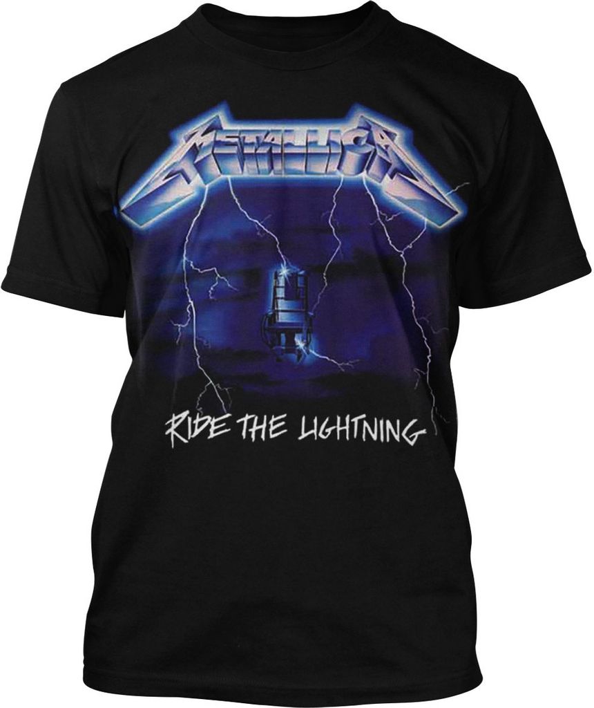 T-Shirt Music Metallica - Ride the Lightning originale ufficiale maglia maglietta XS product - Il miglior negozio di t-shirt a San Marino shop online