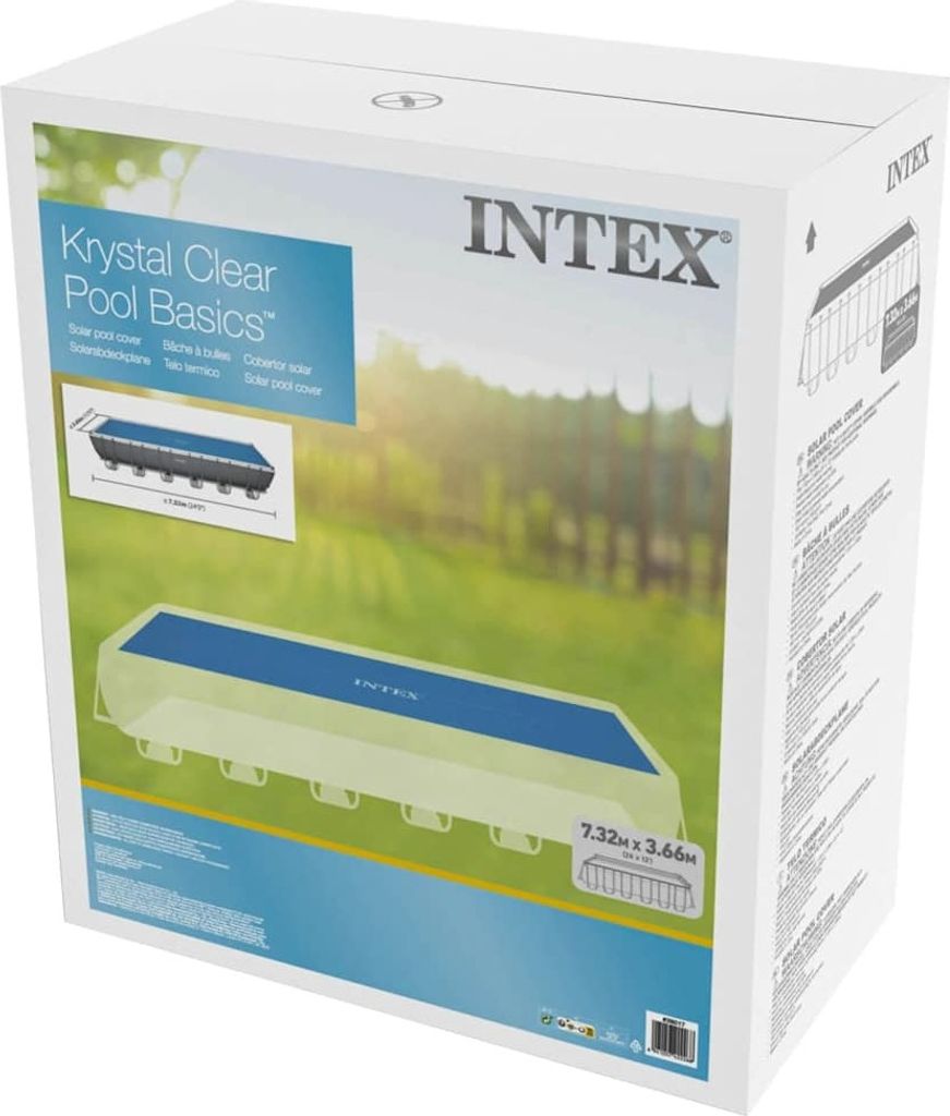Intex Solarabdeckplane für Ultra Frame rechteckig 732 x 366 Produktbild 8