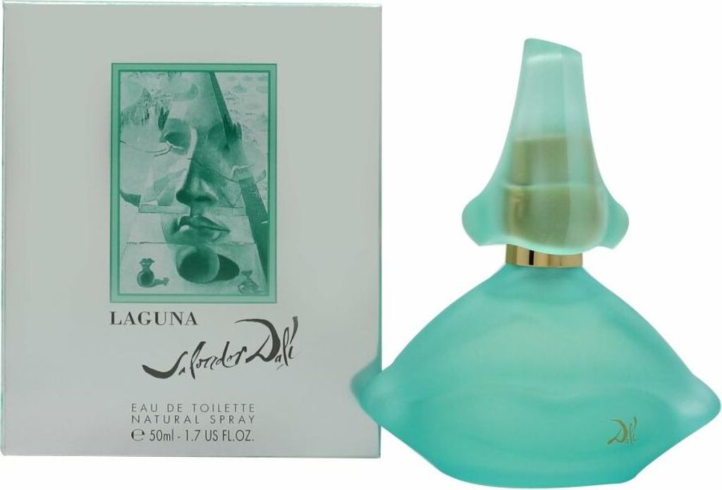 A perfume box and bottle are displayed side-by-side against a white background.