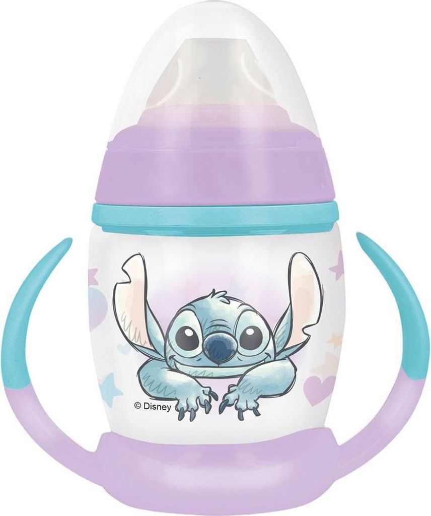 Tataway Fancy Reisebecher, 270 ml, Stitch – Disney Lilo & Stitch-Design – auslaufsicherer Deckel, perfekt für heiße und kalte Getränke, trag...