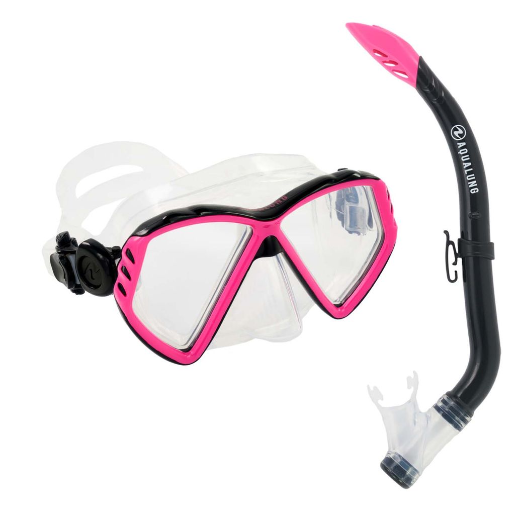 Aqualung Cub Combo Sn Jr 0002 Transparent Pink S