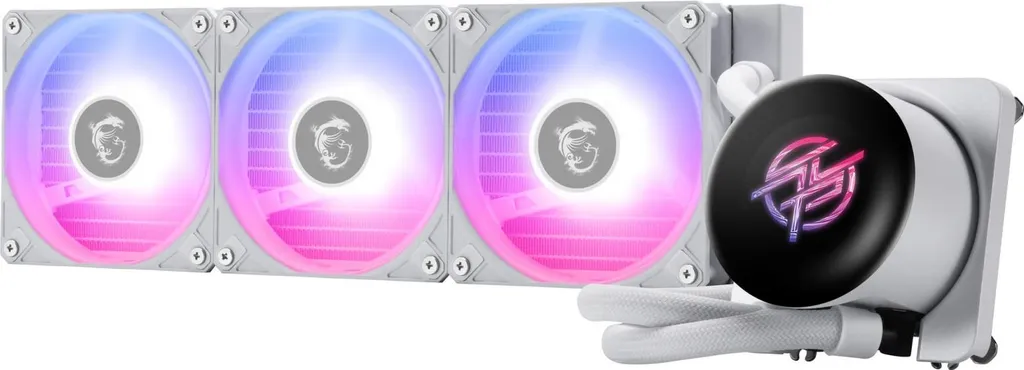 Refroidisseur CPU MSI MPG CoreLiquid P13 360 White pour PC de Gaming - 3