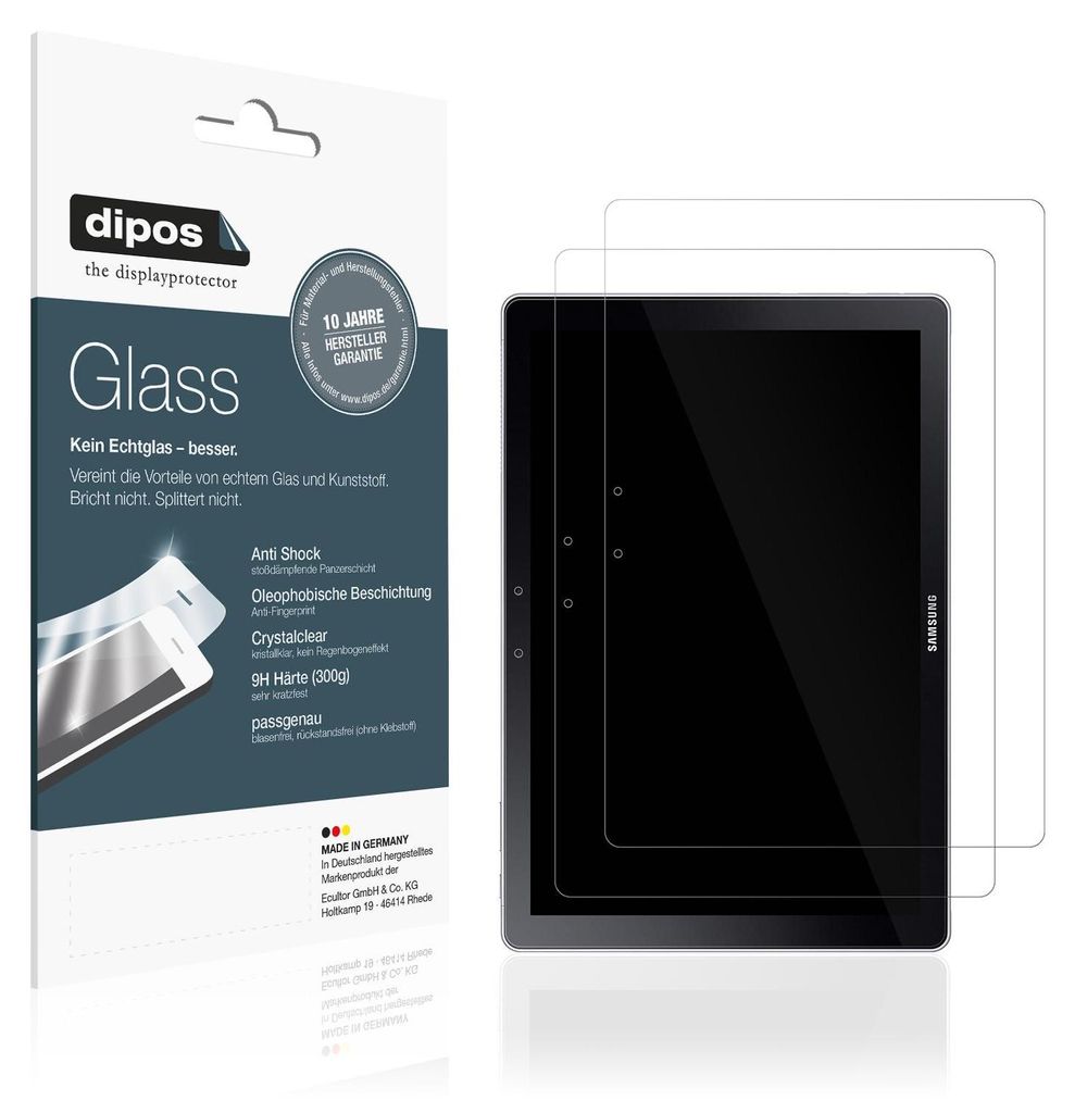 2x Protection ecrán pour Samsung Galaxy Book 12 Zoll 1. Gen Image du produit 