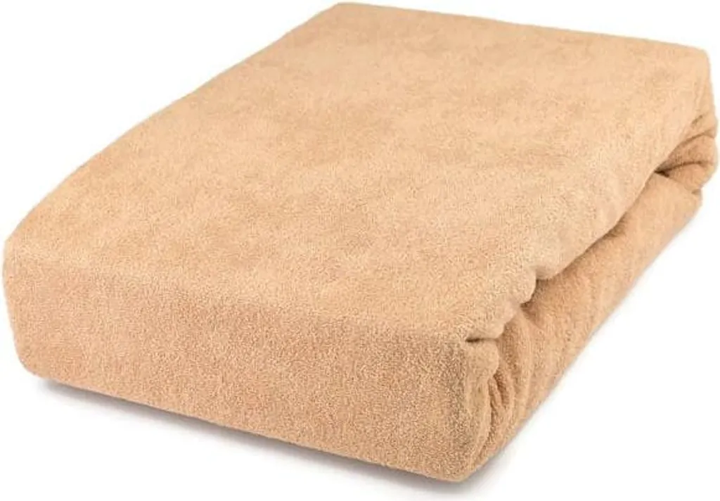 120X200 Beige Frotte-Spannlappen