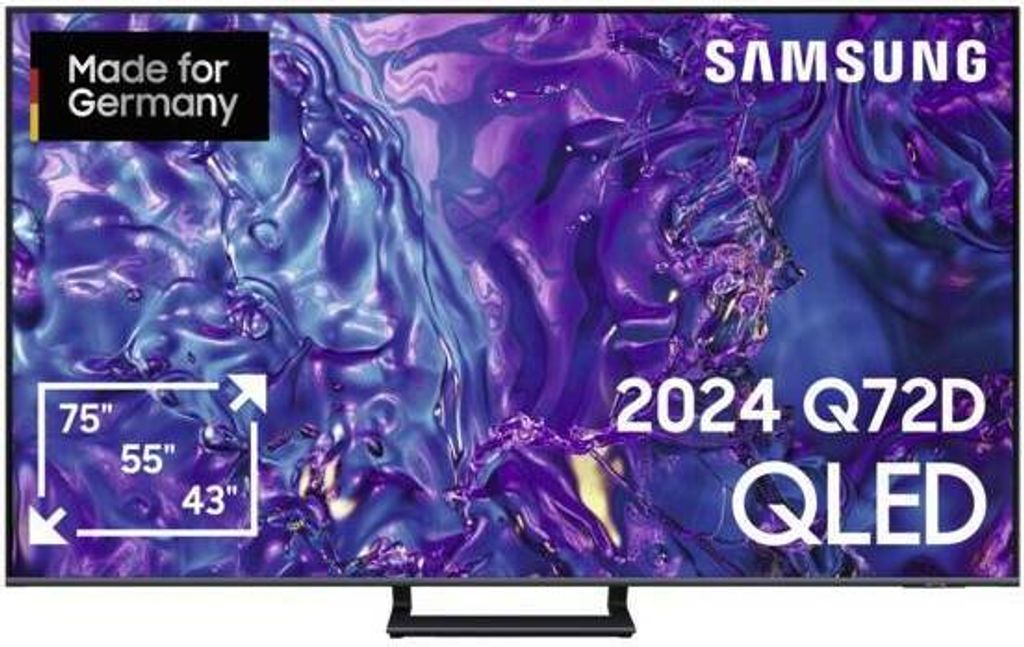Samsung LED-Fernseher GQ65Q72DATXZG Titangrau 65 Zoll Smart TV (ähnlich wie GQ65Q70DAT)