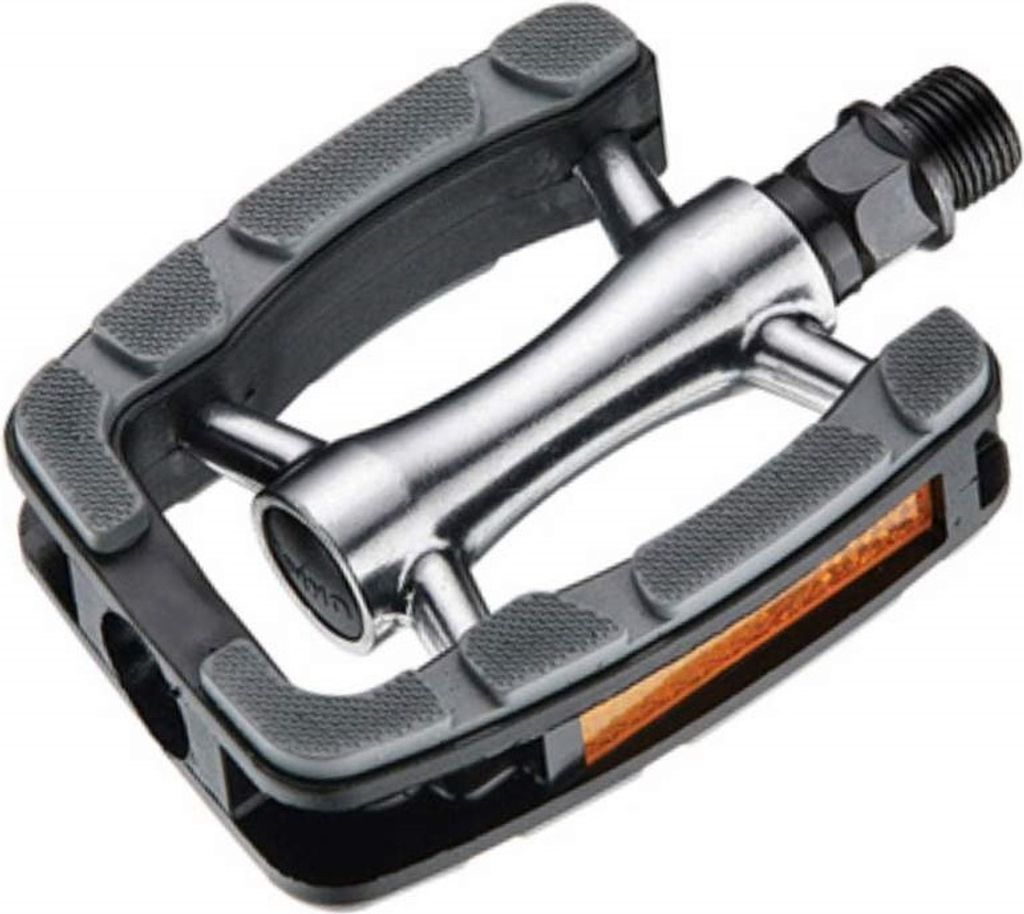 Marwi Union Touringpedal SP823 Aluminium/Kunststoff Gummi-Fußauflage silber