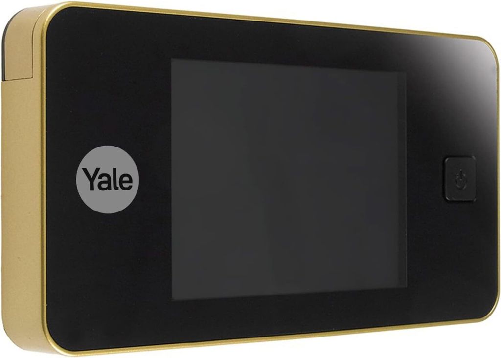 Yale elektronischer digitaler Türspion Messing 105° live view 45-0500-1432-00-02-01