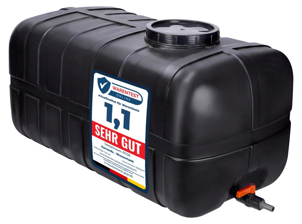 Garronda Wassertank 280 Liter Wasserbehälter mit Deckel Produktbild 