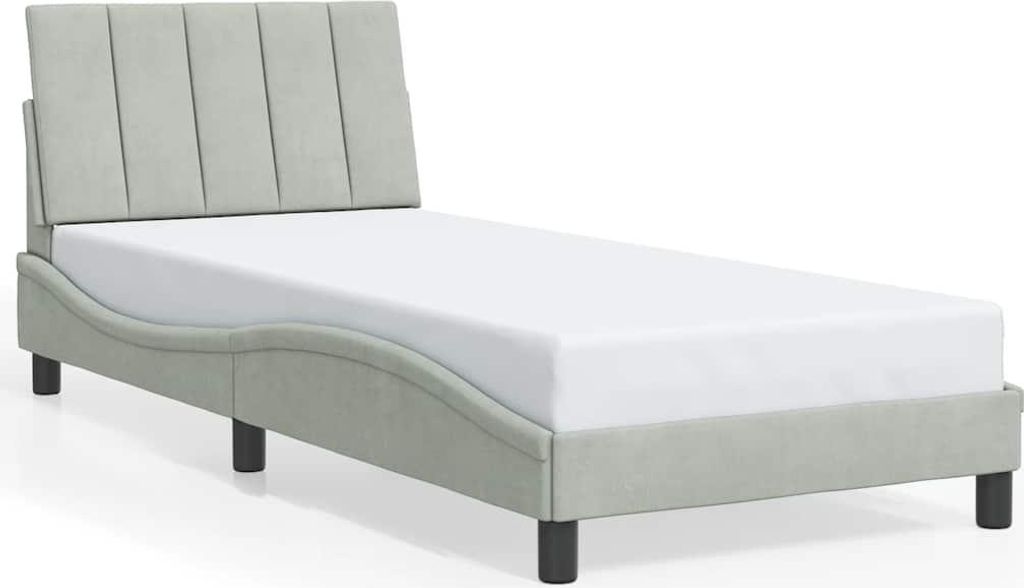 VidaXL 3207825, Šedá, 95 cm, 2,18 m, 74,5 cm, 900 x 2000 Obrázok produktu 