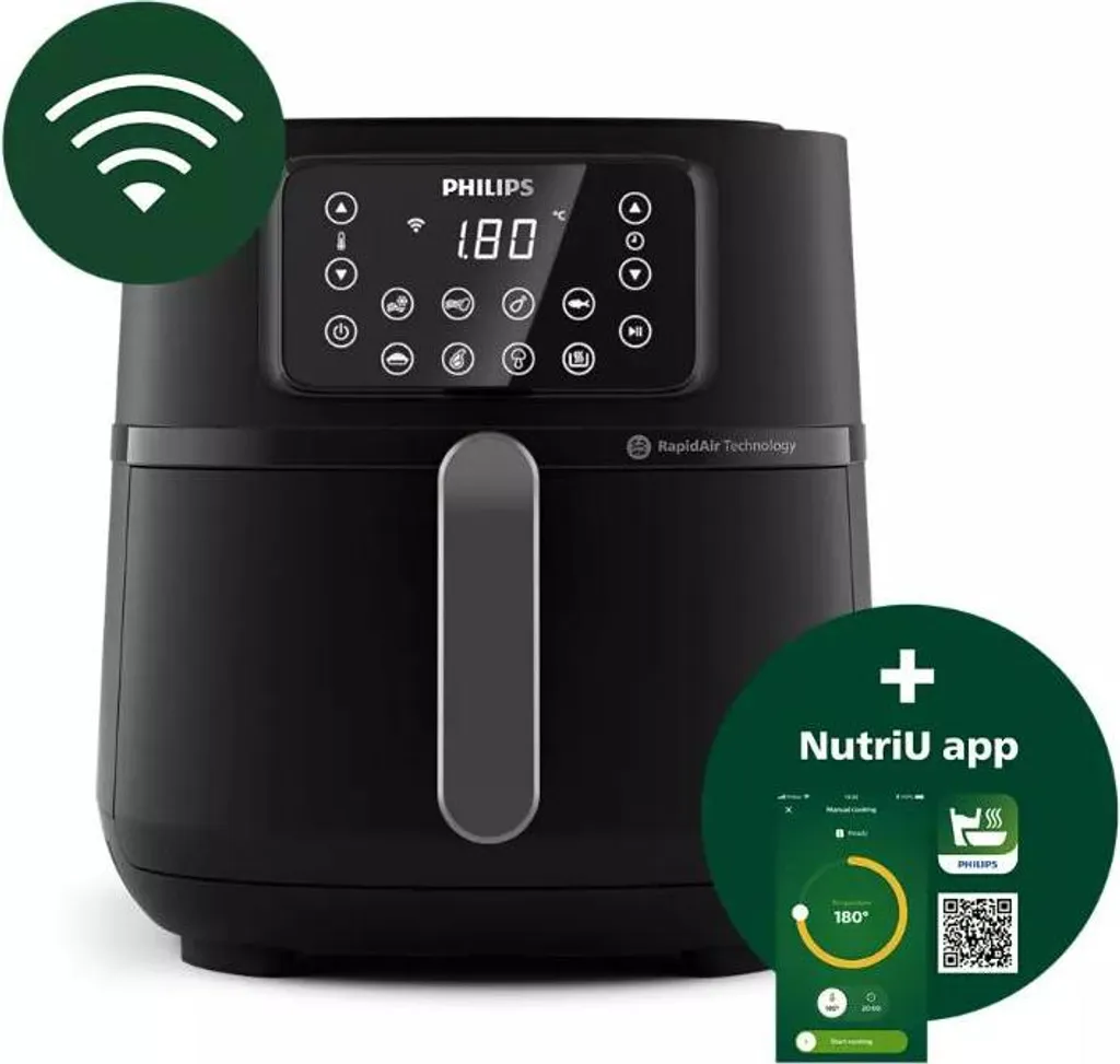 Philips HD9285/93 Airfryer XXL Connected Technologie Rapid Air 2000W - 3