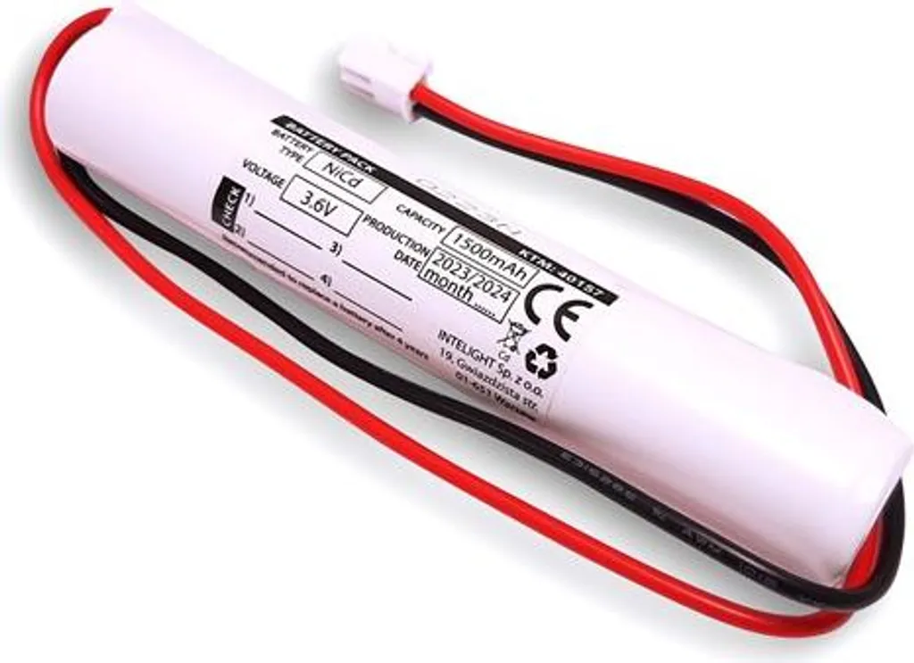 Pacco Batteria 40157 NiCd 3.6V 1500mAh HT per Lampade AURA Intelight