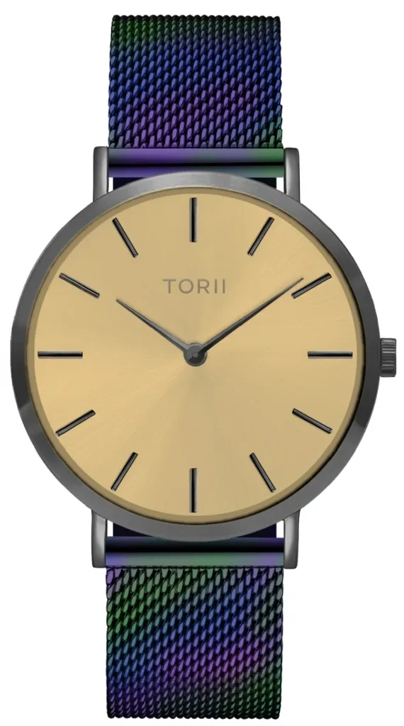 Montre TORII A38MM.GA Fashion et Colorée - Boîtier Classique de 38 mm