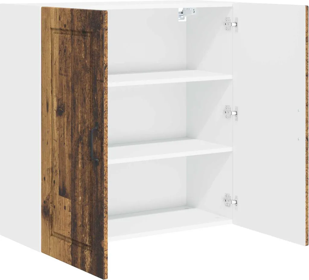 Mobile Dispensa 80x31x80 Legno Rigenerato | Arredo Cucina Eco-Friendly - 5