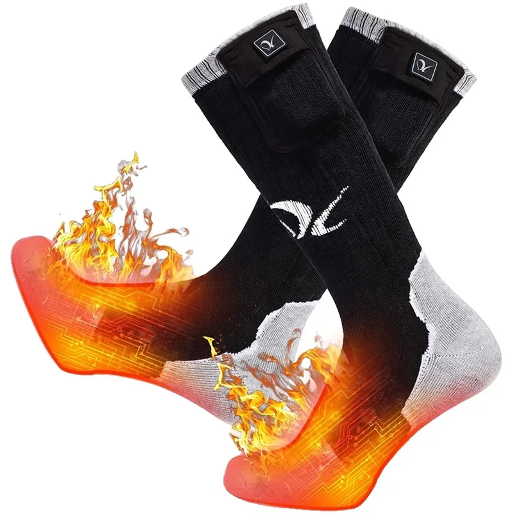Chaussettes chauffantes hiver s09r thermiques avec batterie taille L