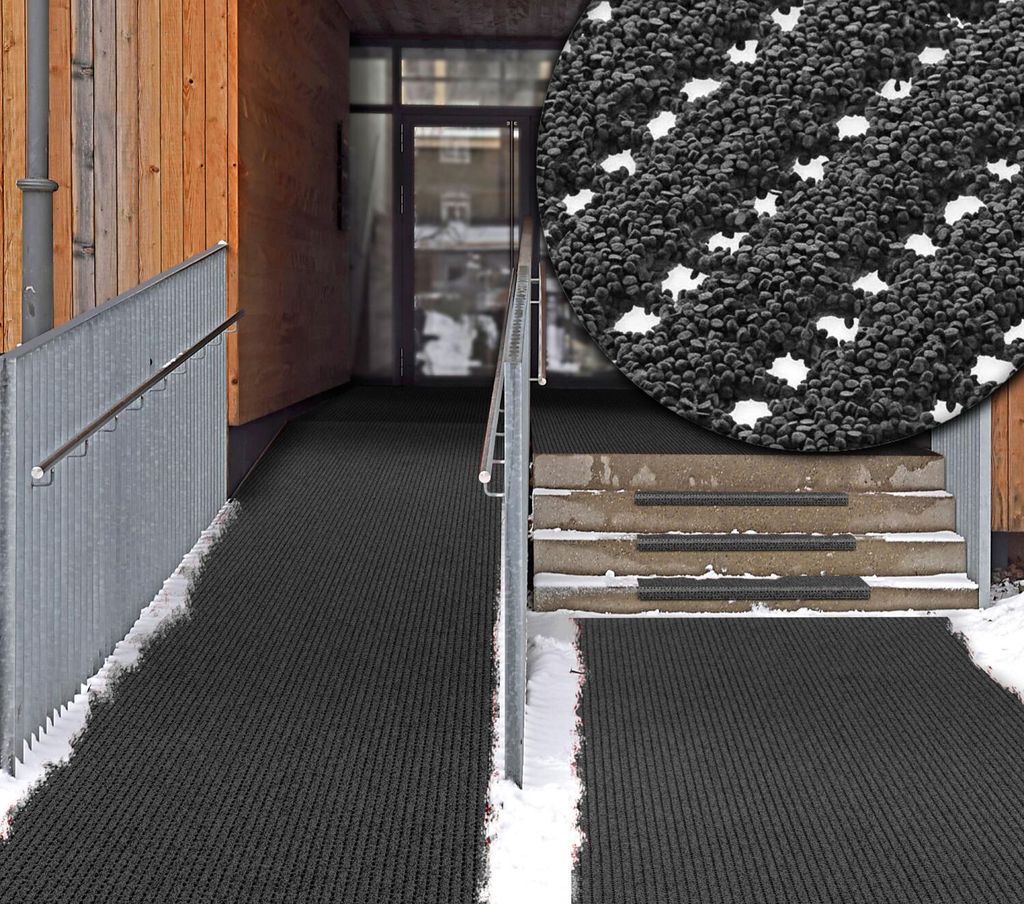 SafeStep AntiRutsch - Sicherheitsmatte PRO Basalt 1,20 x 20,00 Meter