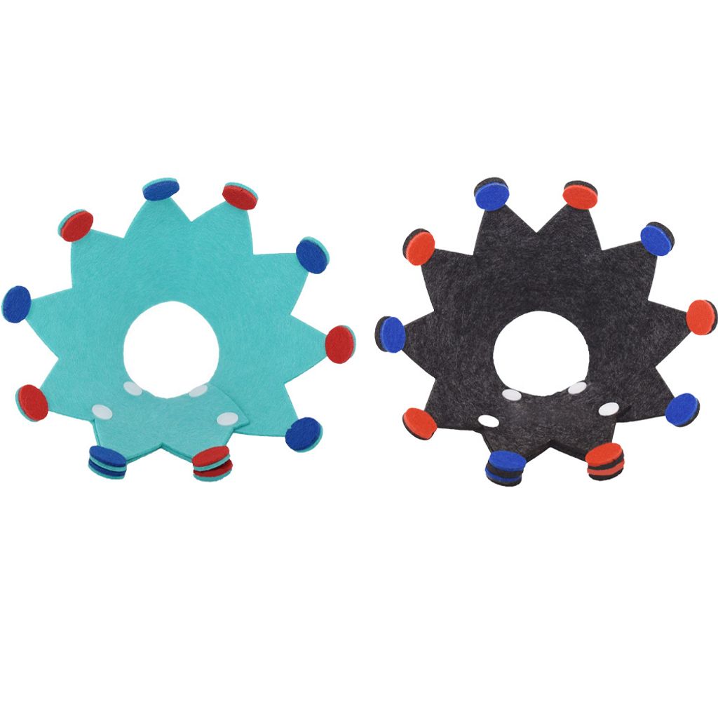 2 Stücke Haustier Halskrausen,Weich Halskrausen Antilecker Halskragenkatze Verstellbar Katze Schutzkragen Haustier Halskrausen