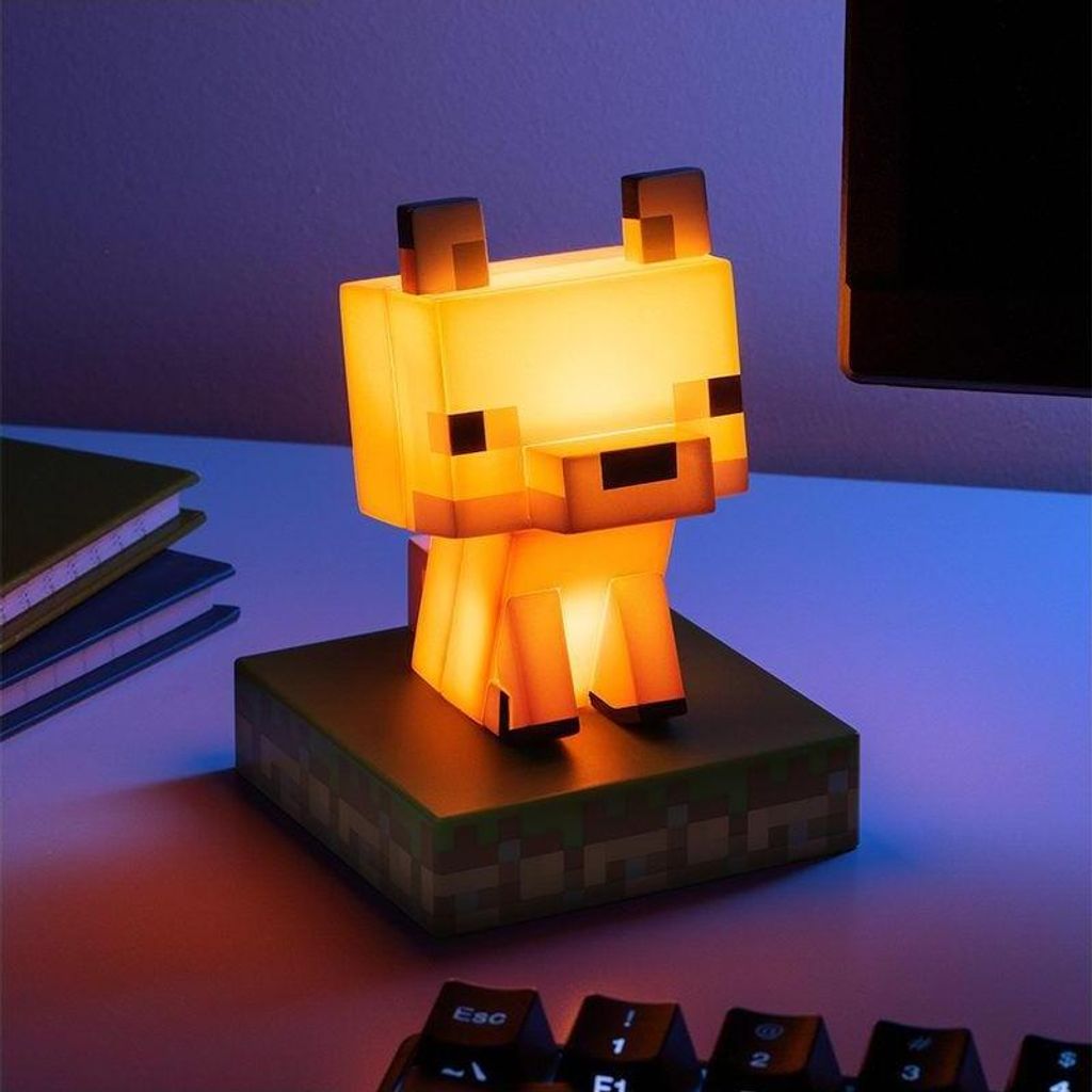 Lampa s ikonou Minecraft Fox Obrázok produktu 4