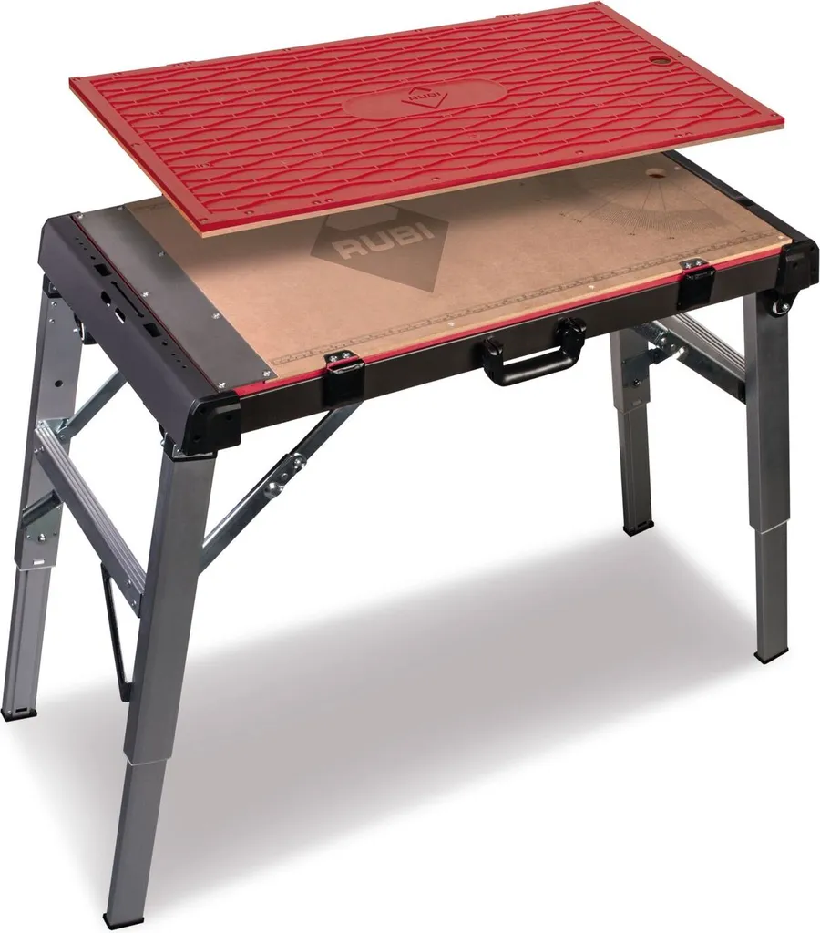 Table de travail pliante réglable 4 en 1 RUBI 66924 robuste et stable - 3