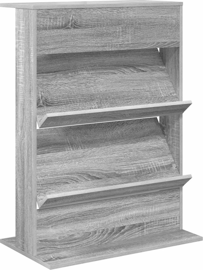 Magazinregal Graues Sonoma 70 x 41 x 96 cm Holzwerkstoff