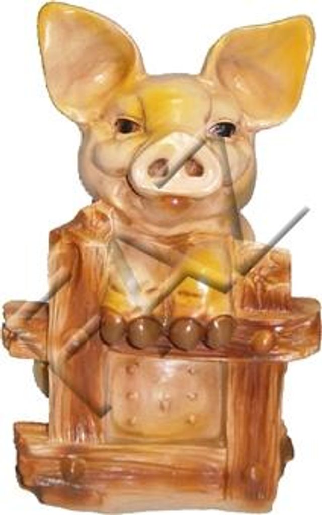 Design Schwein Figur Garten Statue Skulptur Figuren Skulpturen Dekoration C33