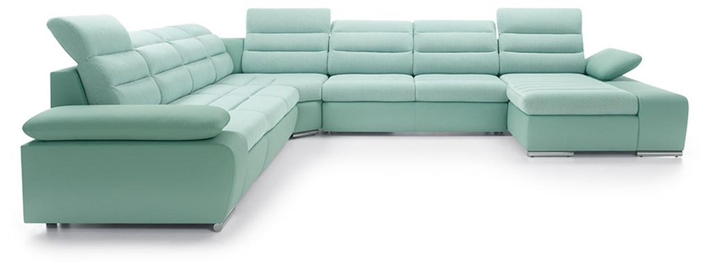 Ecksofa U-form Eckcouch Schlaffunktion Wohnlandschaft Sofa Produktbild 