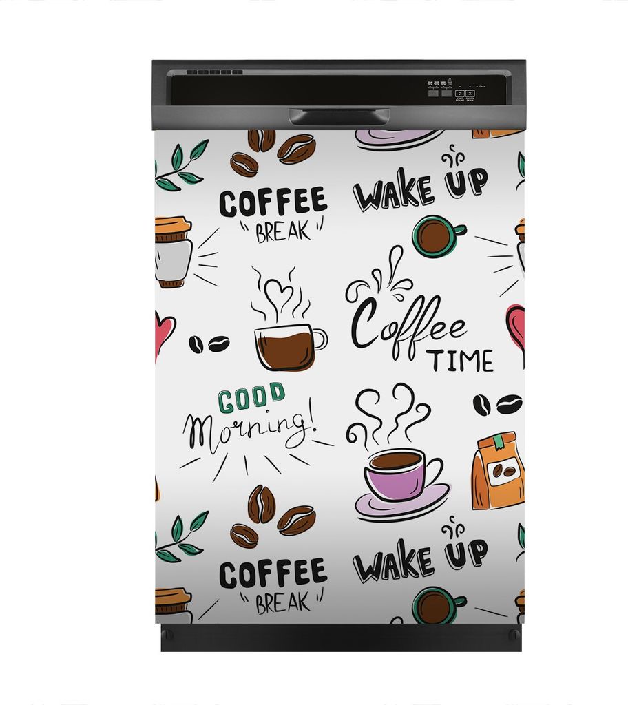 Magnete Dekorative 60x80 cm Küche Magnetmatte Spülmaschine - Kaffee Getränk