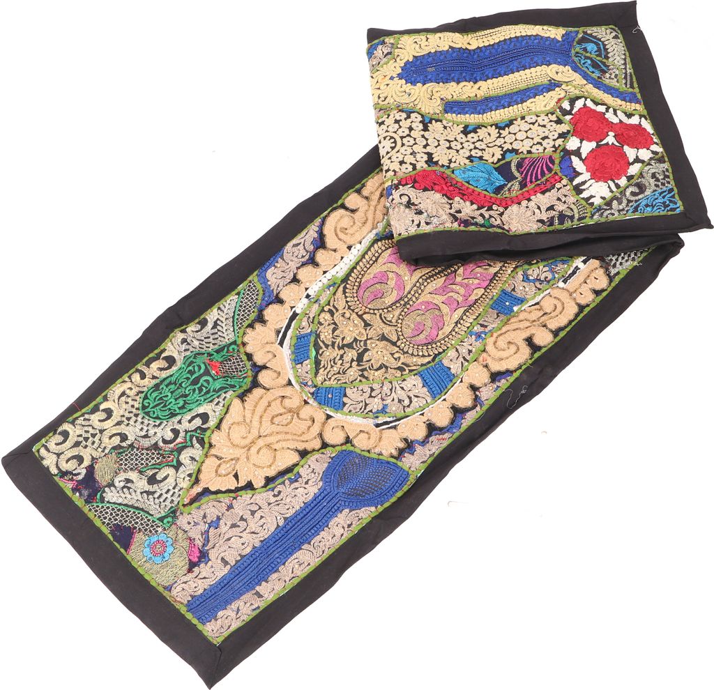 Orientalischer Tischläufer, Wandbehang, Einzelstück 150*35 cm - Motiv 18, Baumwolle, Tischläufer, Tischdecken