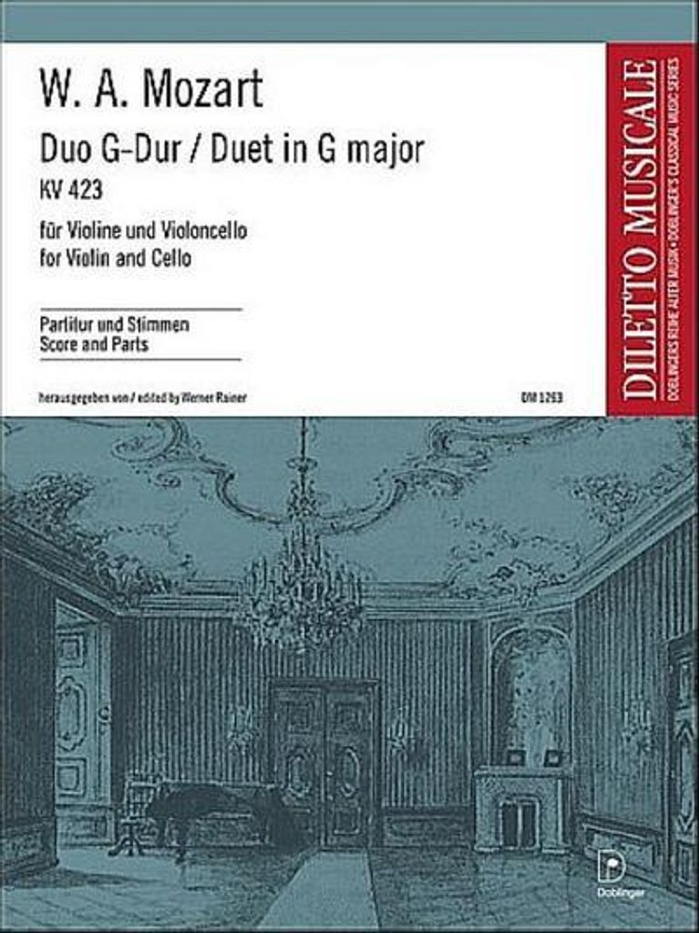 Duo G-Dur KV423für Violine und Violoncello