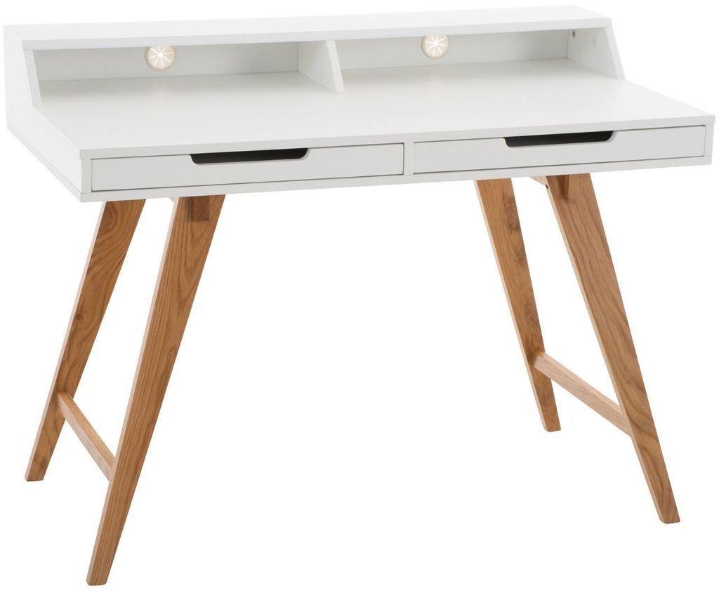 Schreibtisch Eaton 110 cm weiß Produktbild 