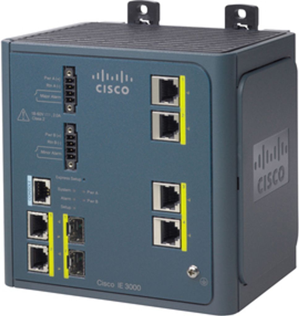 Cisco IE-3000-4TC-E, Managed, L3, Fast Ethernet (10/100), Vollduplex, Rack-Einbau