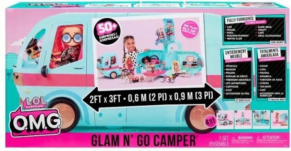 Camping-car de Rêve L.O.L. Surprise O.M.G. avec Piscine et 50 Accessoires - 3