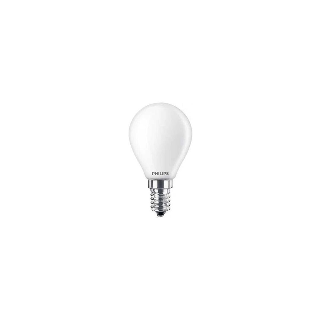 Philips LED a filamento P45 goccia 6,5W = 60W E14 opaco Immagine del prodotto 