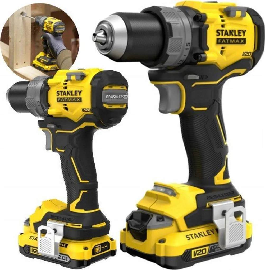Perceuse STANLEY 18V pour travaux de rénovation maison SFMCD725D2K - 11