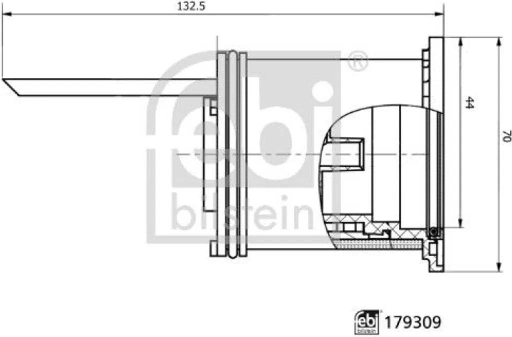 Filtre à carburant FEBI 179309 : évitez les pannes d'injection moteur