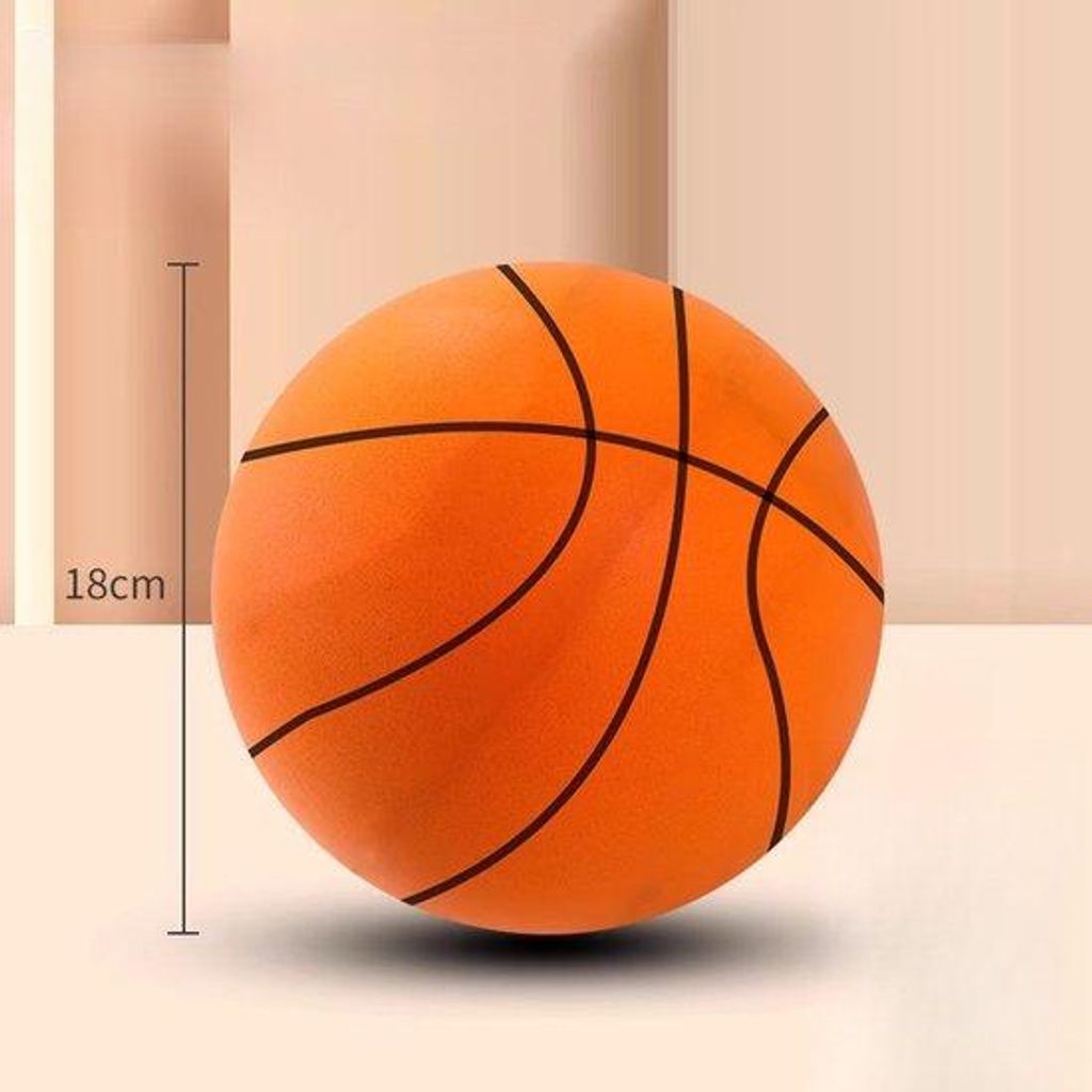 Indoor-Foam-Basketball-Set (orange)