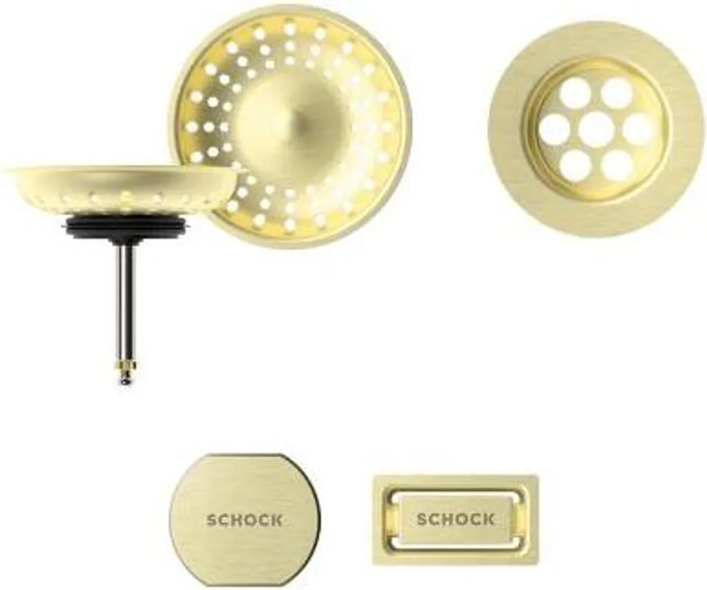Parti Visibili Schock Oro Bianco 400071WGO per Lavelli Cucina di Design